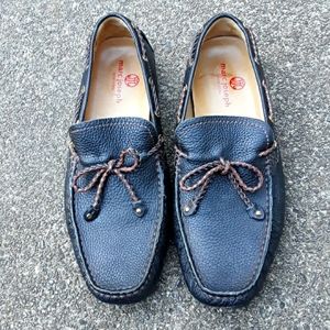 COPY - Marc Joseph  NY Black Grainy Cypress Hill Driving Shoe.